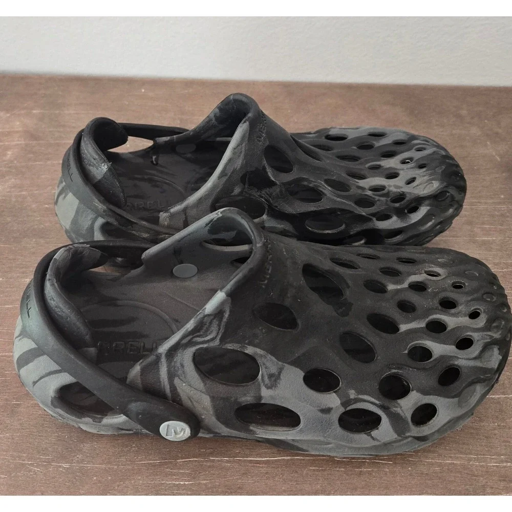 Merrell Hydro Moc Water Clogs Shoes‎ Lightweight Comfortable Black Size M4.5/W6